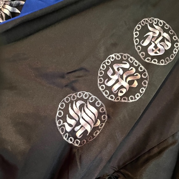 black and blue reversible kimono - Picture 9 of 11